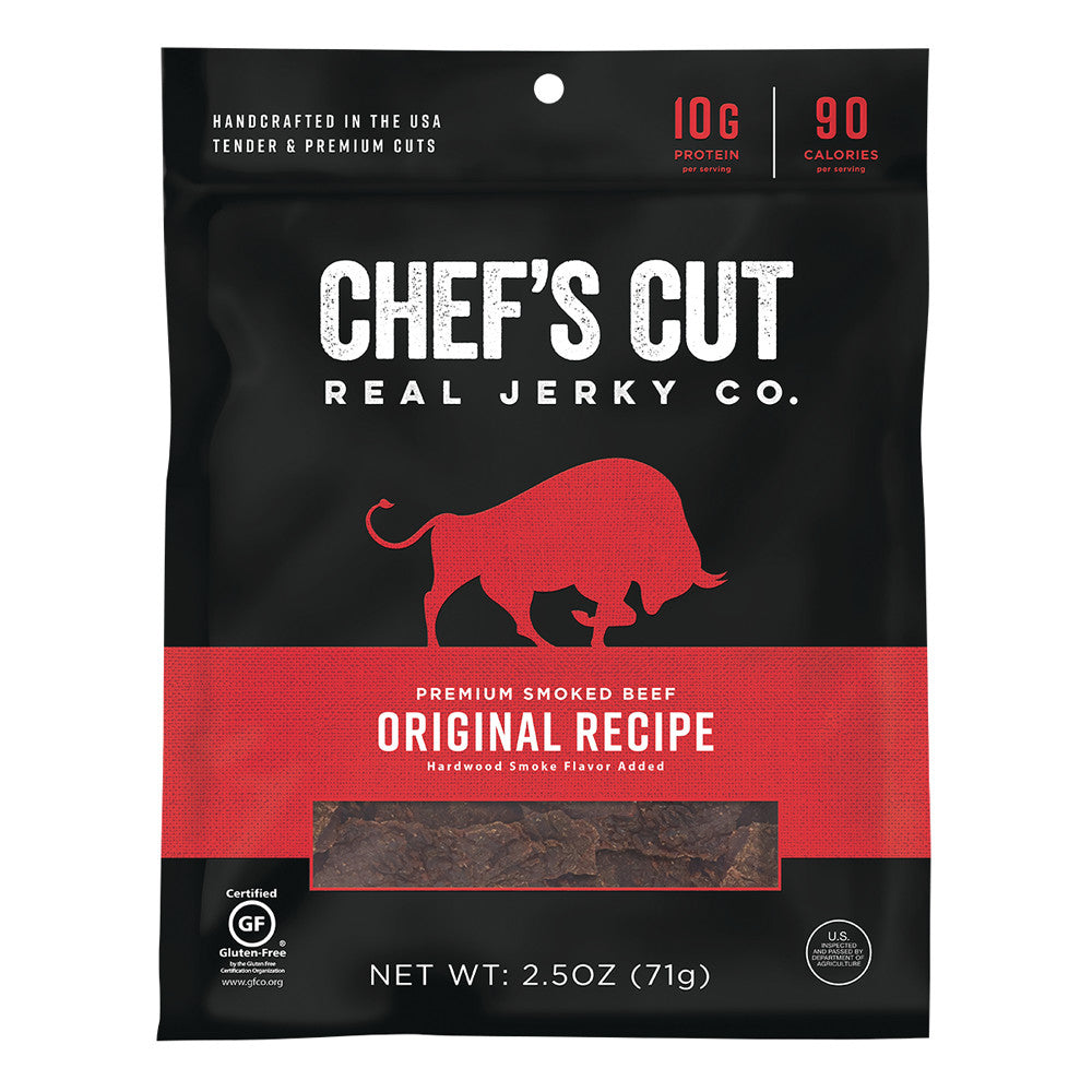 Wholesale Chef'S Cut Original Beef Jerky 2.5 Oz Bag- Bulk