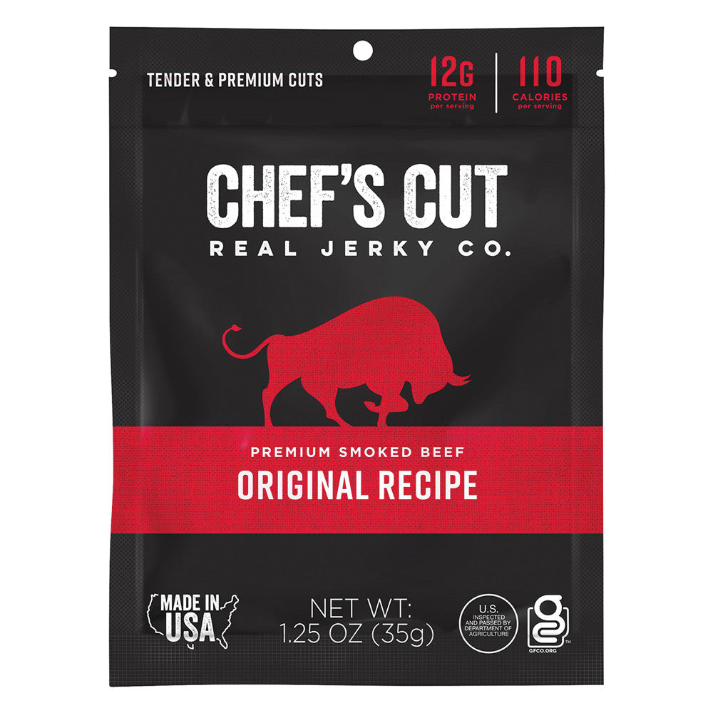 Wholesale Chef'S Cut Original Steak Jerky 1.25 Oz Bag-12ct Case Bulk