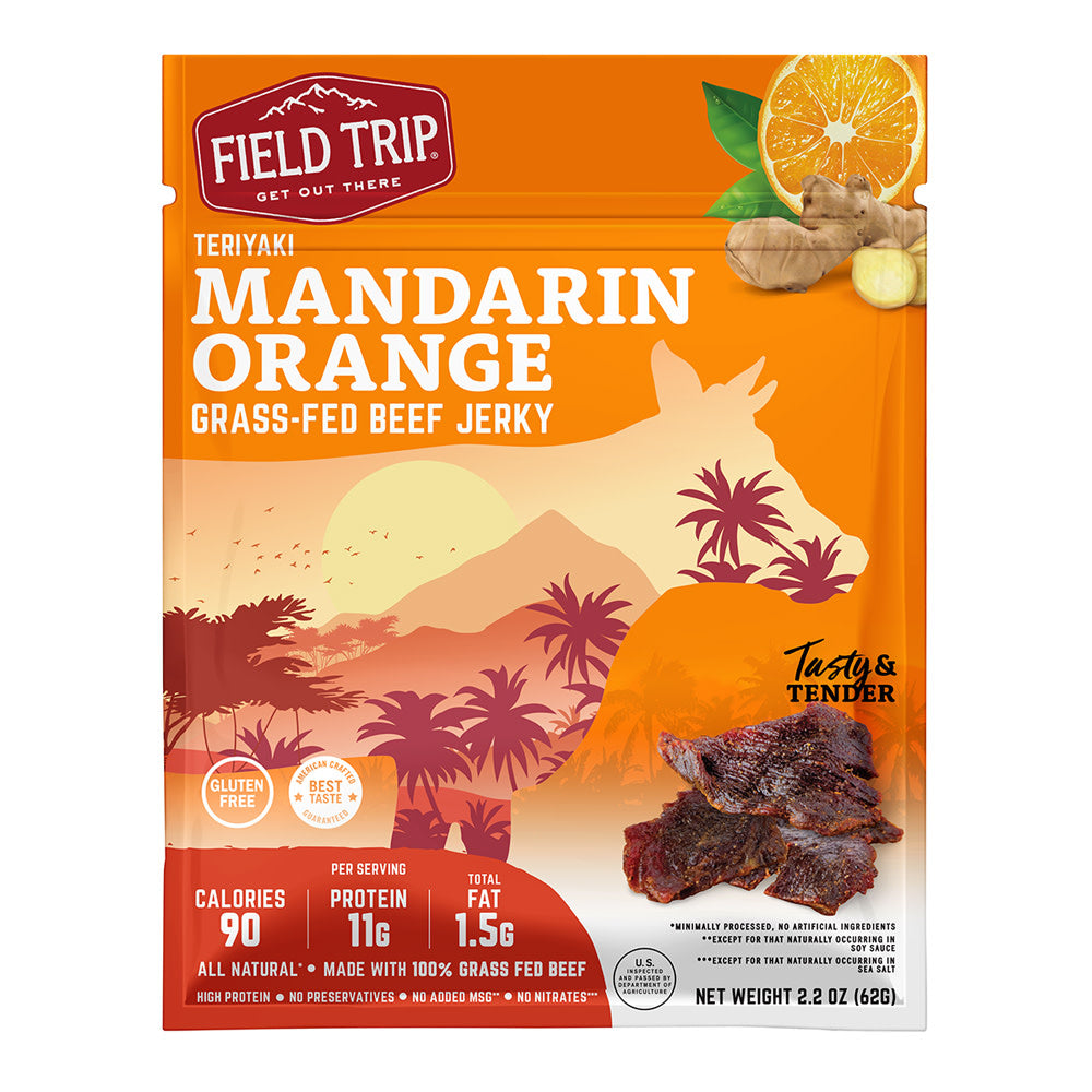 Wholesale Field Trip Beef Jerky Teriyaki 2.2 Oz- Bulk