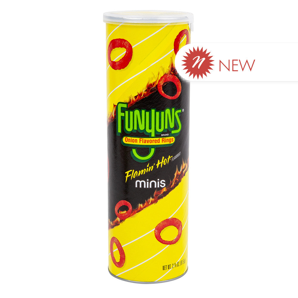 Wholesale Funyuns - Mini Canister - Flamin Hot - 2.875Oz-12ct Case Bulk