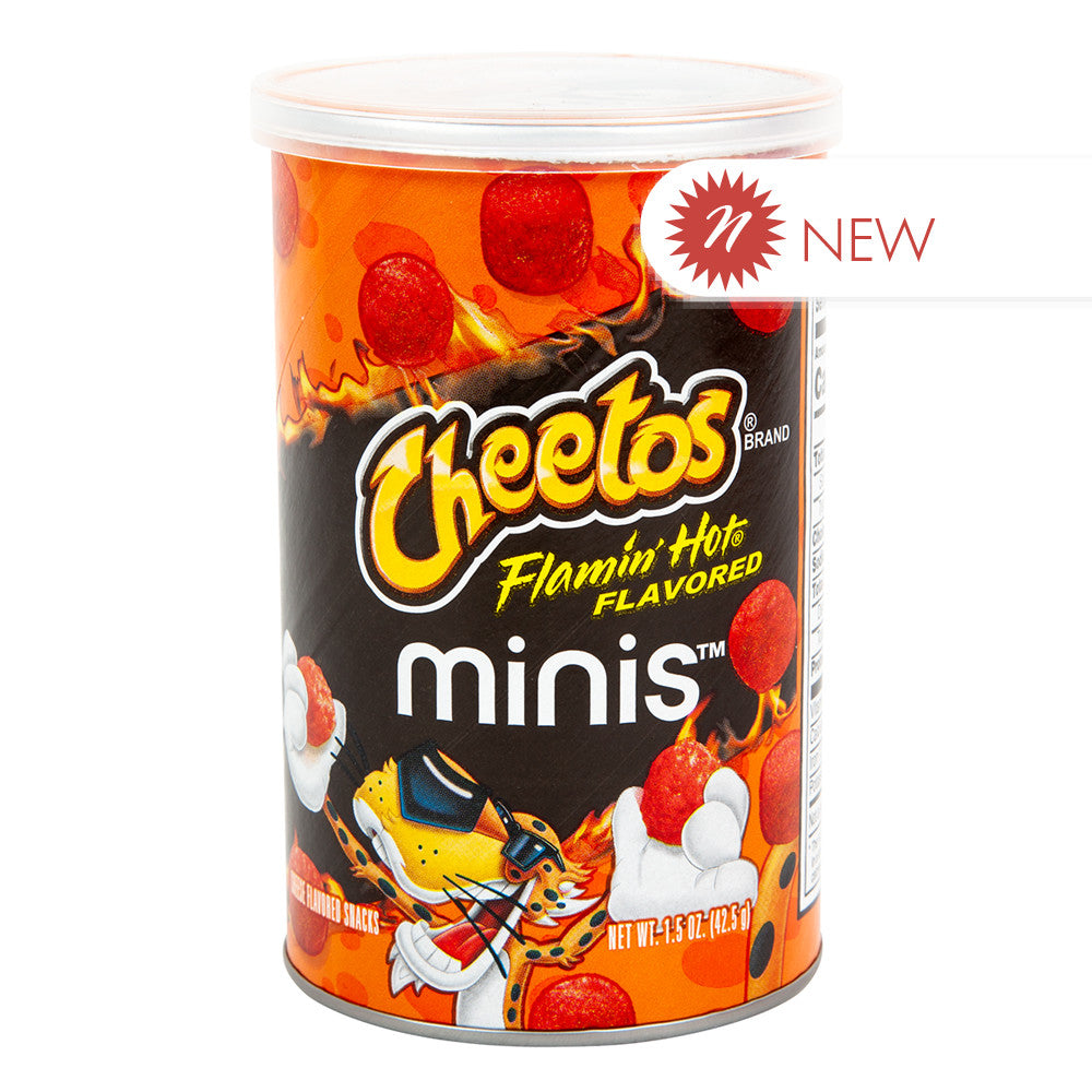 Wholesale Cheetos Minis Flamin Hot Pk 12 1.5 Oz Canister- Bulk
