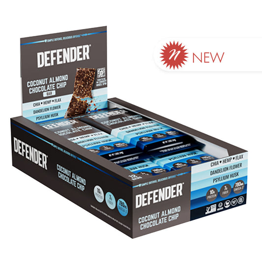 Wholesale Defender - Coco Almond Chocolate Chip Bar - 1.55Oz- Bulk