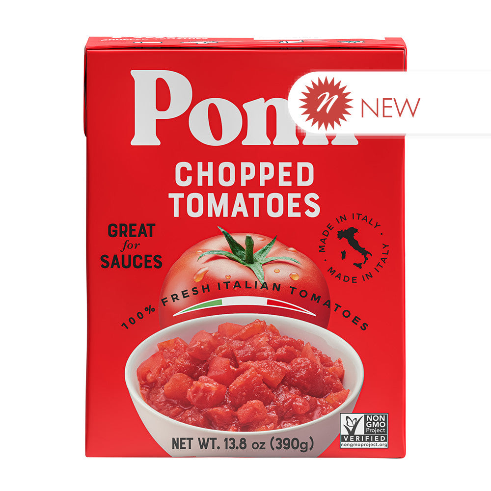 Wholesale Pomi Chopped Tomatoes 13.8 Oz Box- Bulk