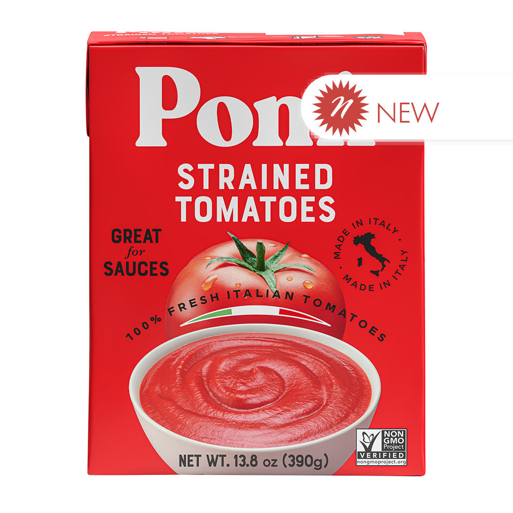 Wholesale Pomi Strained Tomatoes 13.8 Oz Box- Bulk