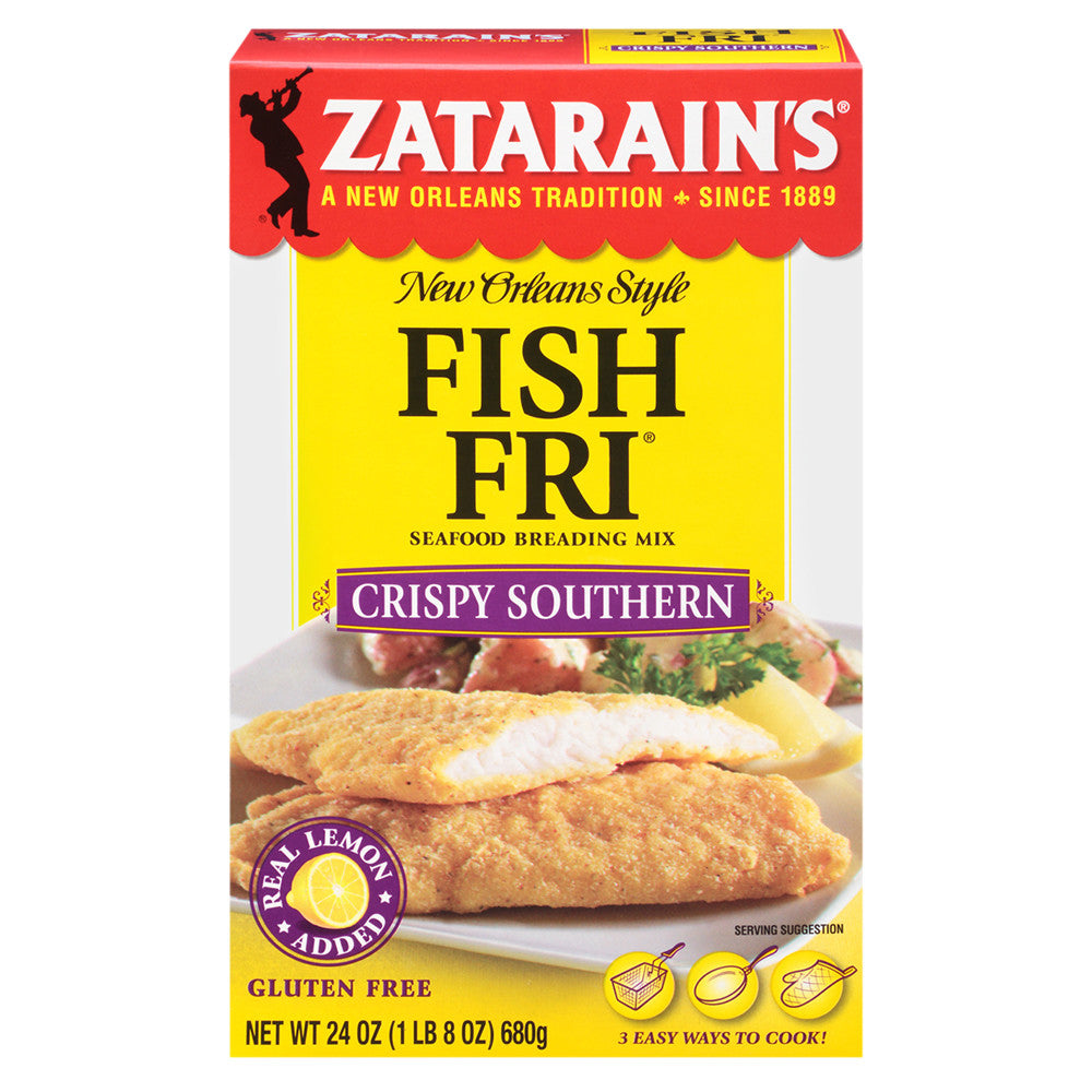 Wholesale Zatarains Crispy Southern Style Fish Fri 12 Oz Box-8ct Case Bulk