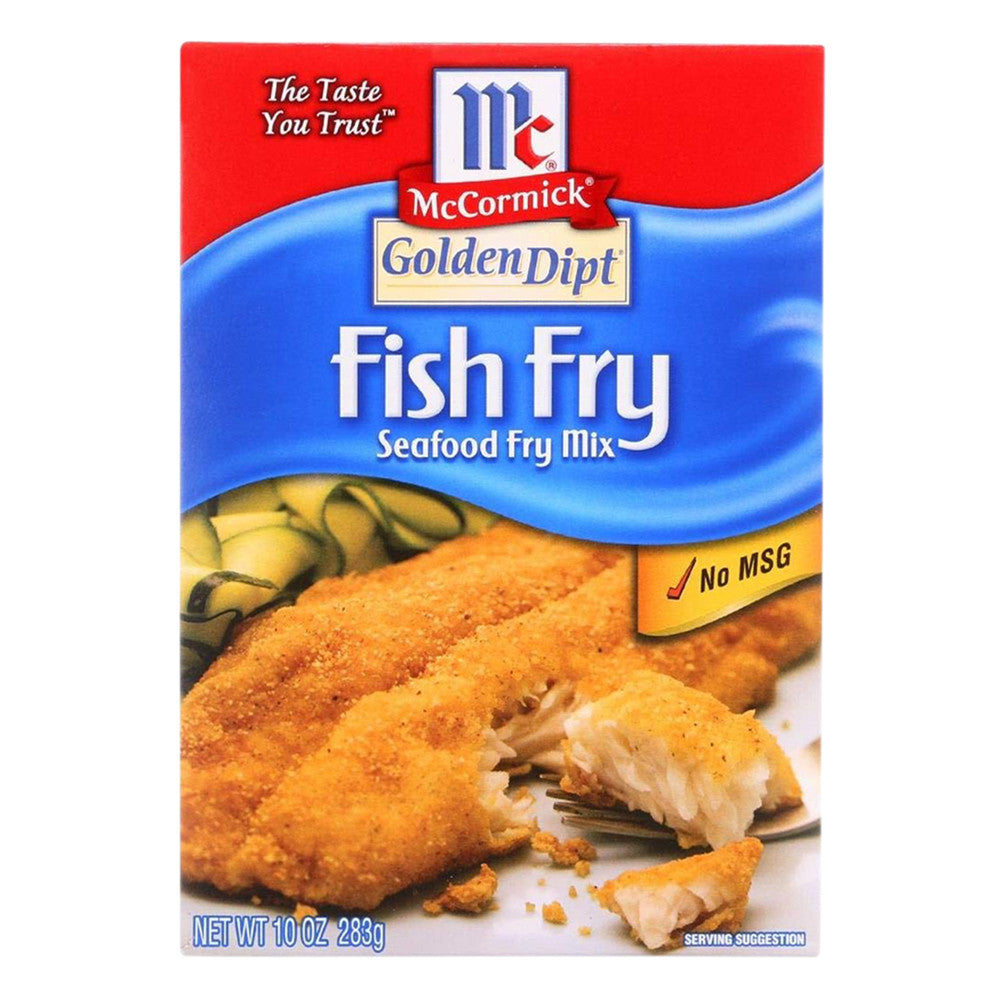 Wholesale Golden Dipt Seasoned Fish Fry Mix 10 Oz Box- Bulk