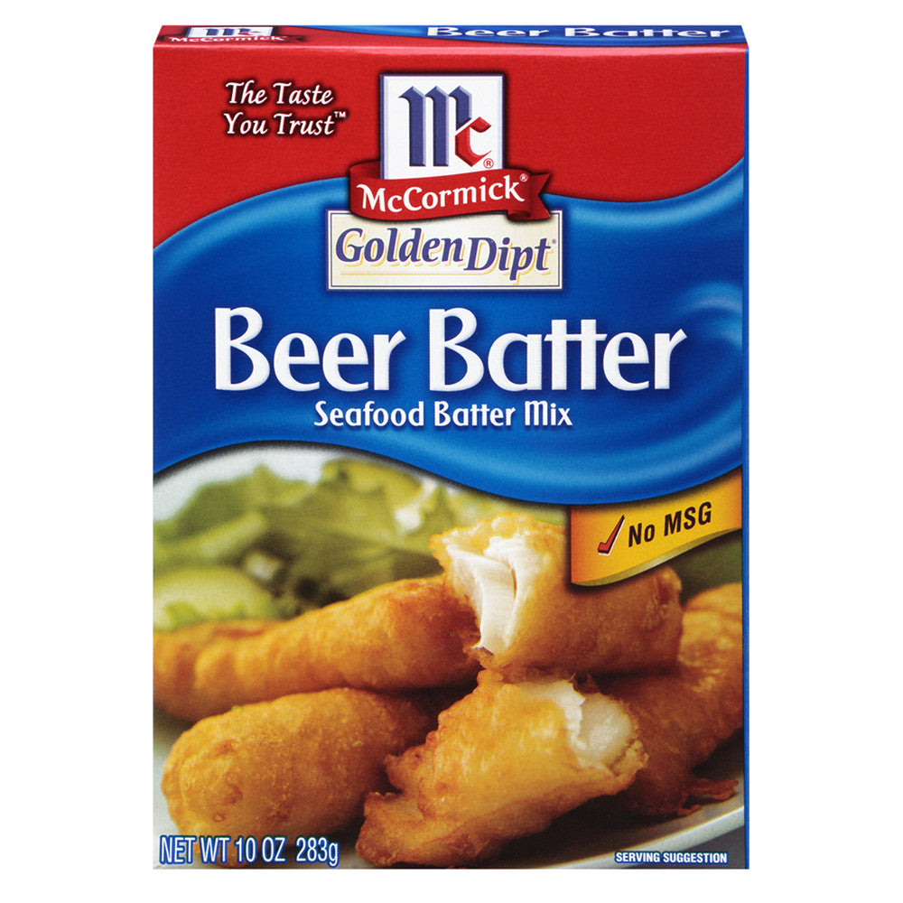 Wholesale Mccormick Golden Dipt Beer Batter Mix 10 Oz Box- Bulk