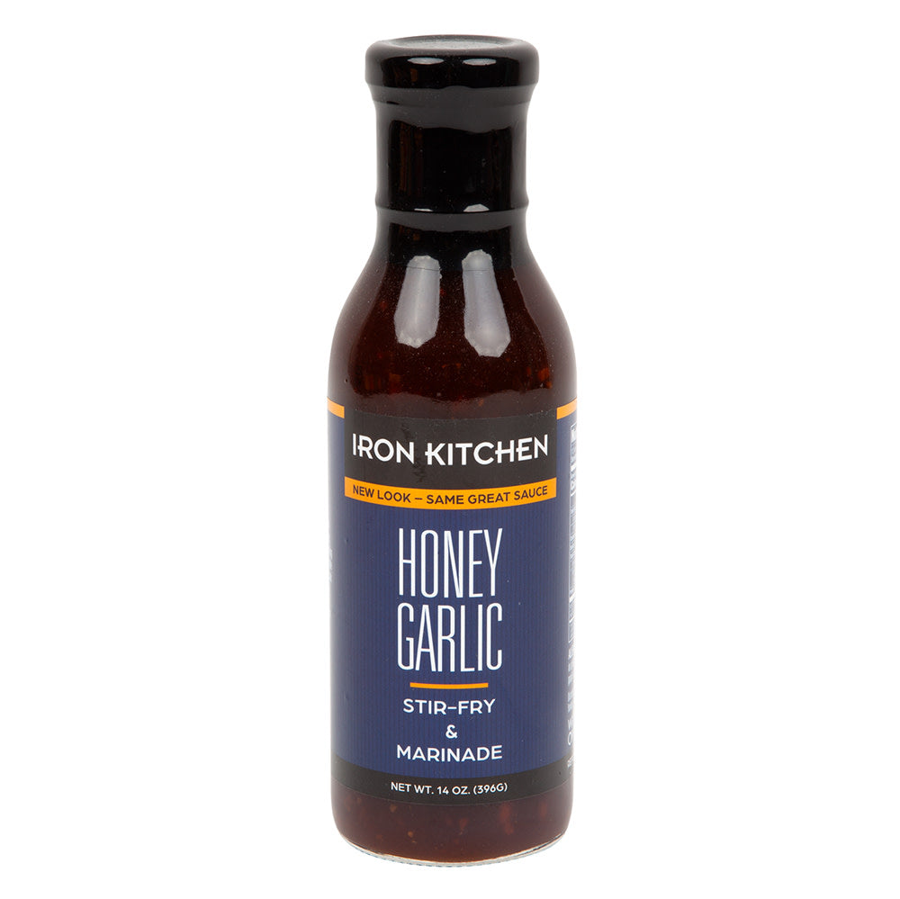 Wholesale Iron Chef Honey Garlic Stir Fry & Marinade 13 Oz Bottle-6ct Case Bulk