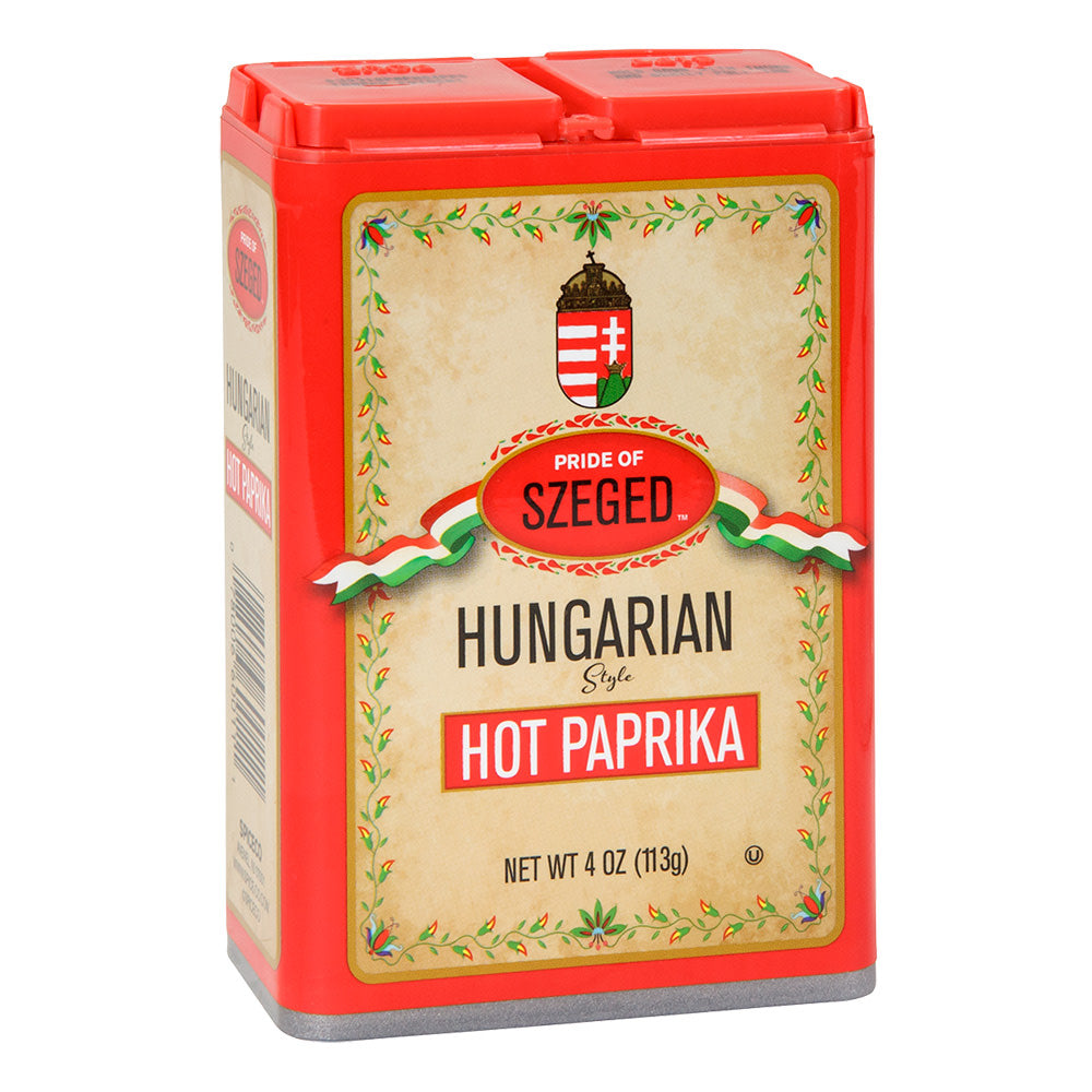 Wholesale Szeged Hot Hungarian Paprika 4 Oz Tin-6ct Case Bulk