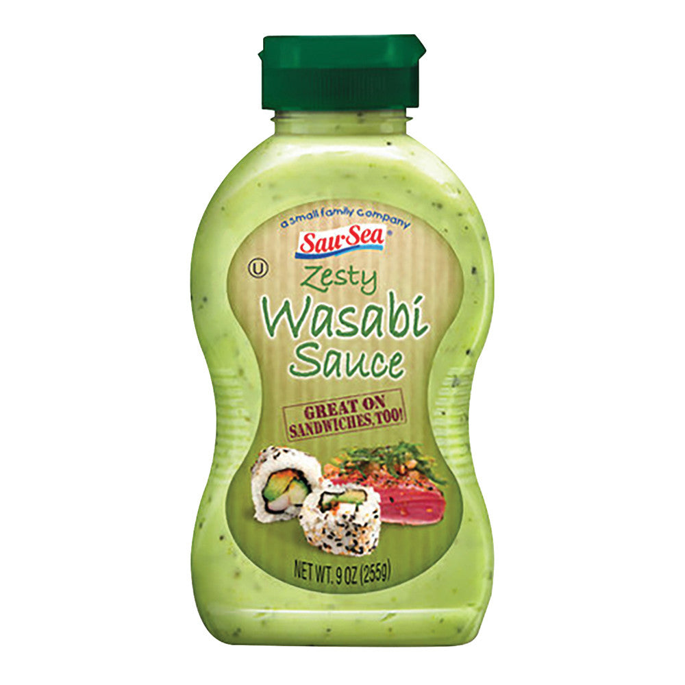 Wholesale Sau-Sea Zesty Wasabi Sauce 9 Oz Bottle-12ct Case Bulk