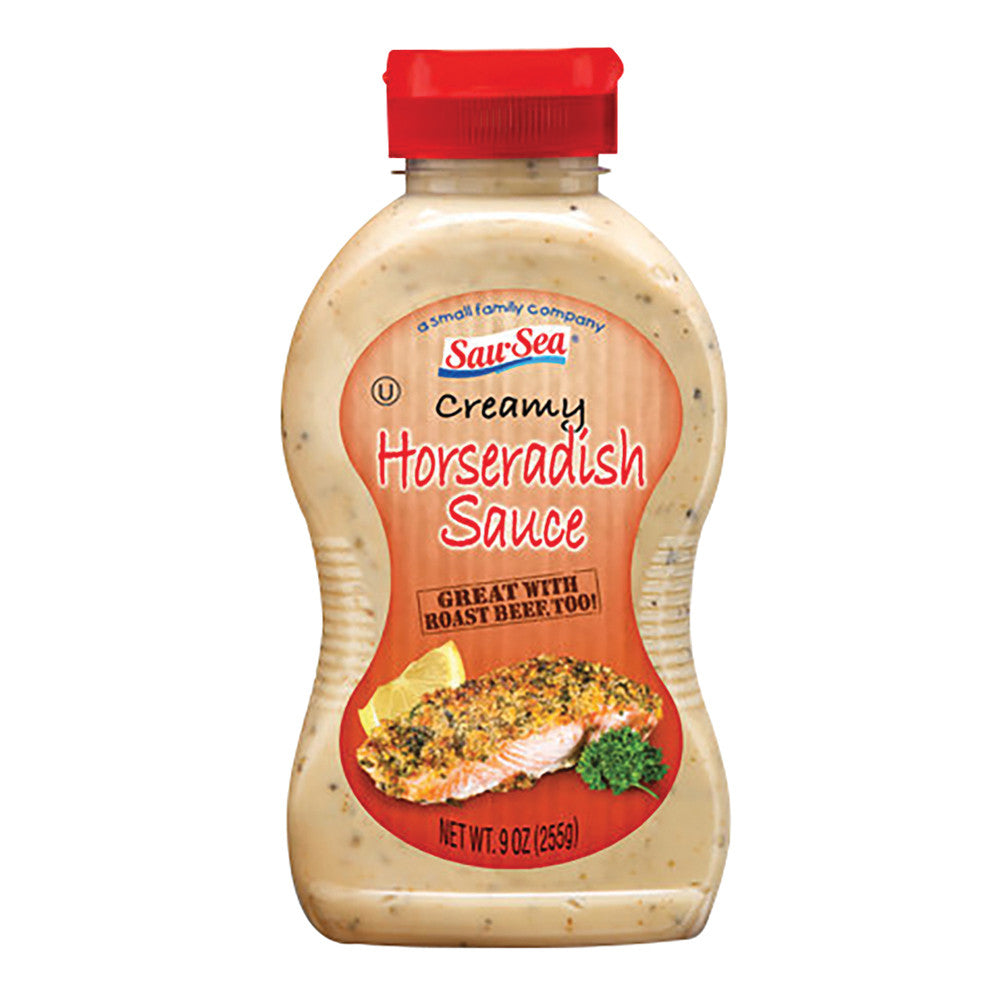 Wholesale Sau-Sea Creamy Horseradish Sauce 9 Oz Bottle-12ct Case Bulk