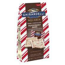 Wholesale Ghirardelli Dark Chocolate Peppermint Bark Squares 7.7 Oz Bag- Bulk