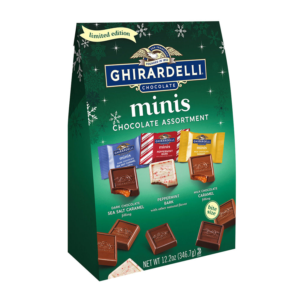 Wholesale Ghirardelli Mini Chocolate Squares Assorted 12.2 Oz-6ct Case Bulk