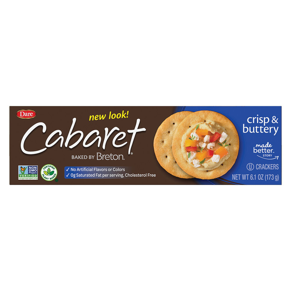 Wholesale Dare Cabaret Crisp & Buttery Crackers 6.1 Oz Box- Bulk
