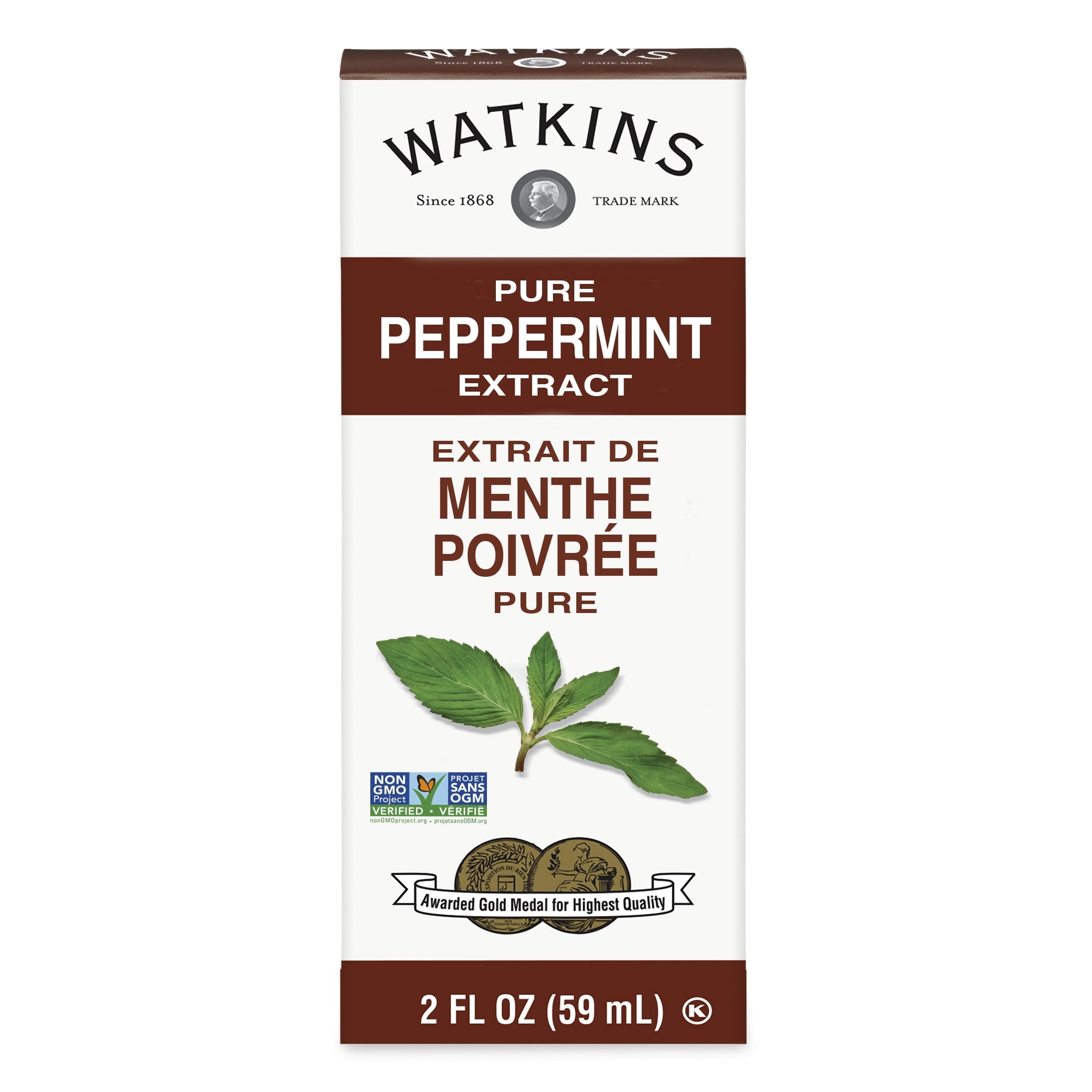Watkins Peppermint Extract Pure 2 Oz