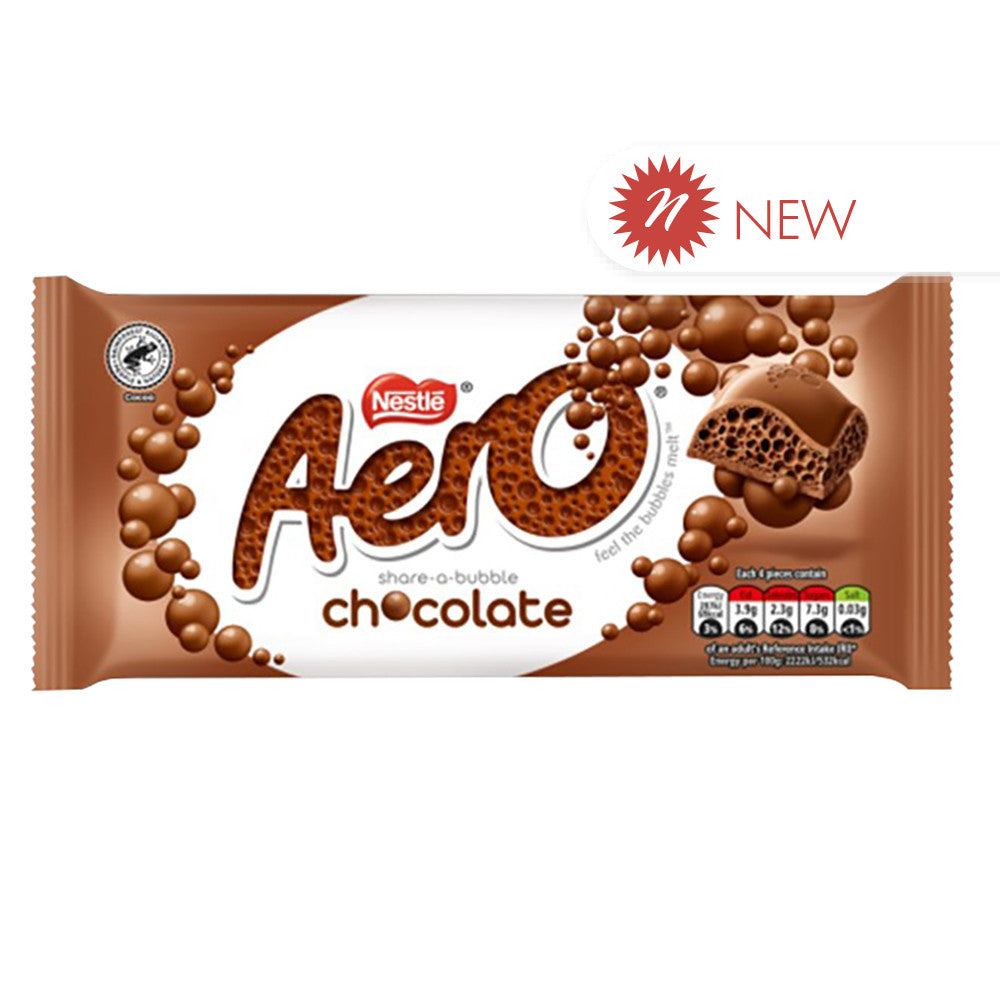 Wholesale Nestle - Aero - Milk Chocola Sharing Bar 3.17Oz- Bulk