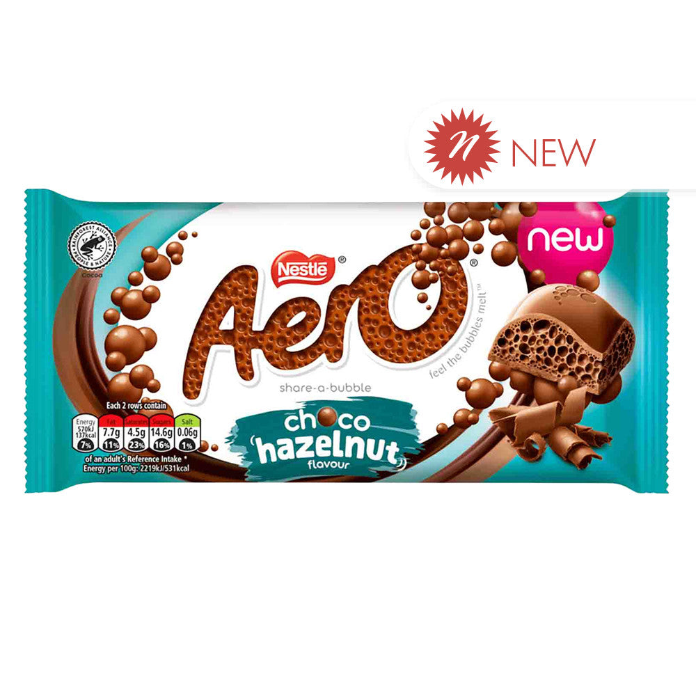 Wholesale Nestle - Aero - Chocolate - Hazel Sharing Bar 3.17Oz-15ct Case Bulk