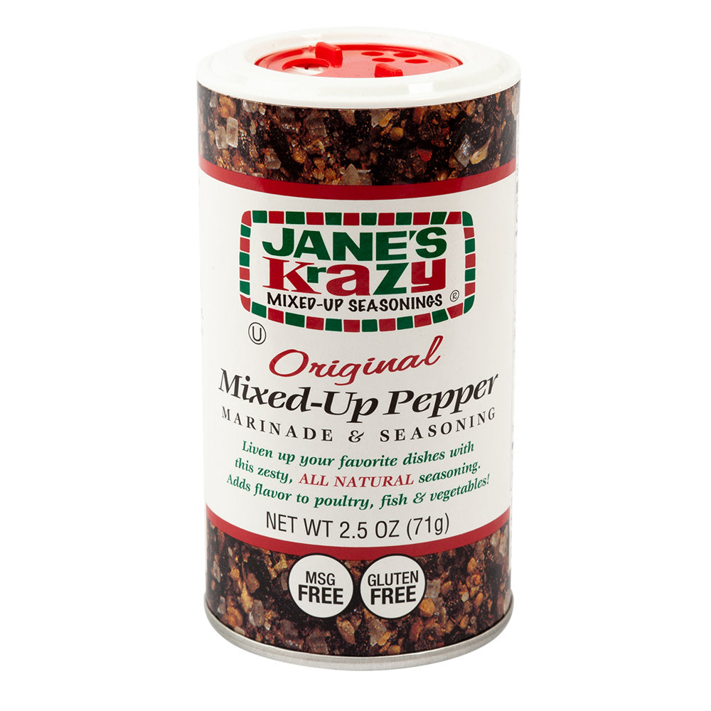 Wholesale Jane'S Krazy Mixed Up Pepper 2.5 Oz Shaker-12ct Case Bulk