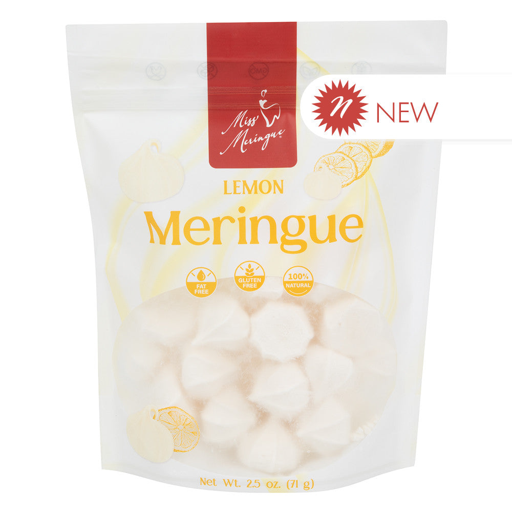 Wholesale Miss Meringue Lemon Cookie 2.5 Oz Pouch- Bulk