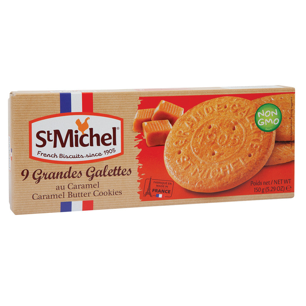 Wholesale St. Michel Caramel Grandes Gallette 5.3 Oz Box- Bulk