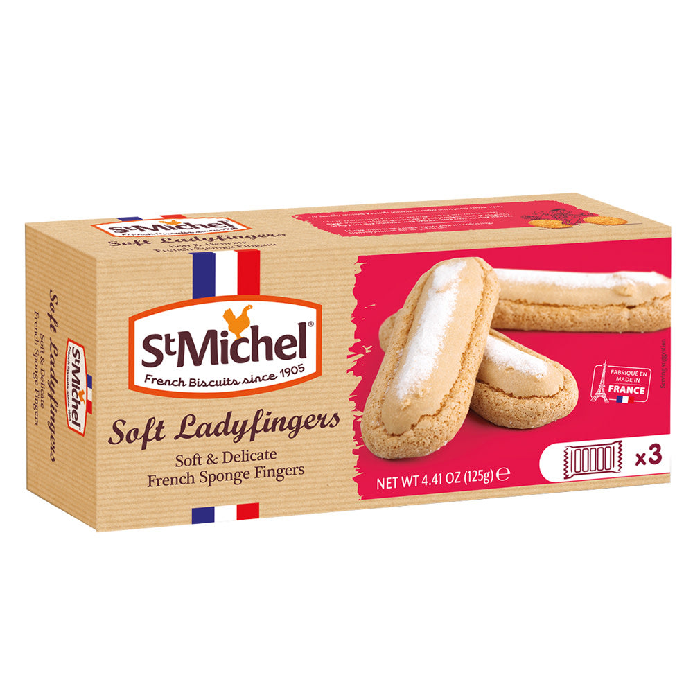 Wholesale St. Michel Soft Ladyfingers 4.41 Oz Box-12ct Case Bulk