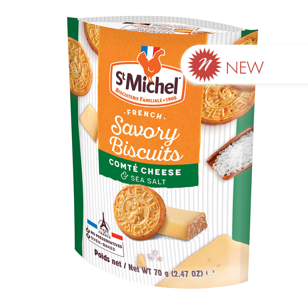 Wholesale St.Michel - Salty Crackers Che&S.Salt - 2.47Oz- Bulk