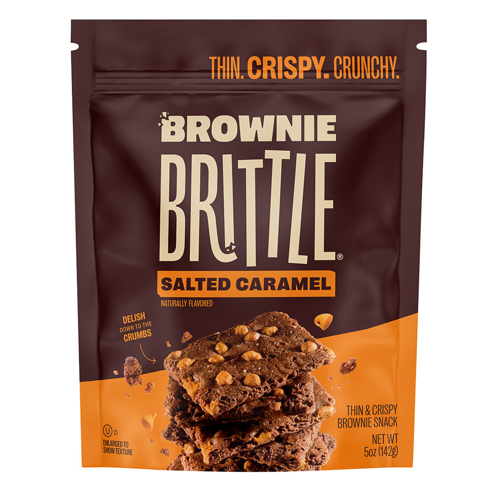 Wholesale Sheila G’S Salted Caramel Brownie Brittle 5 Oz Bag-6ct Case Bulk