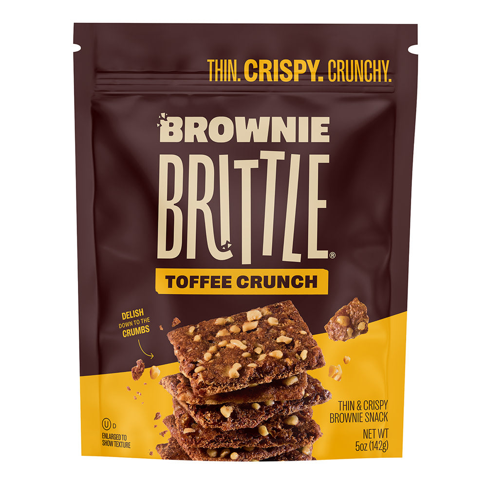 Wholesale Sheila G’S Toffee Crunch Brownie Brittle 5 Oz Bag-6ct Case Bulk