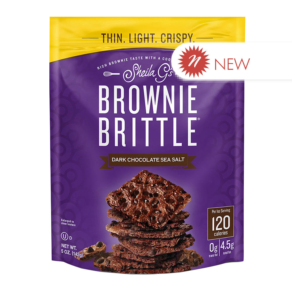 Wholesale Sheila G'S Brownie Brittle Dark Chocolate Sea Salt 5 Oz Bag- Bulk