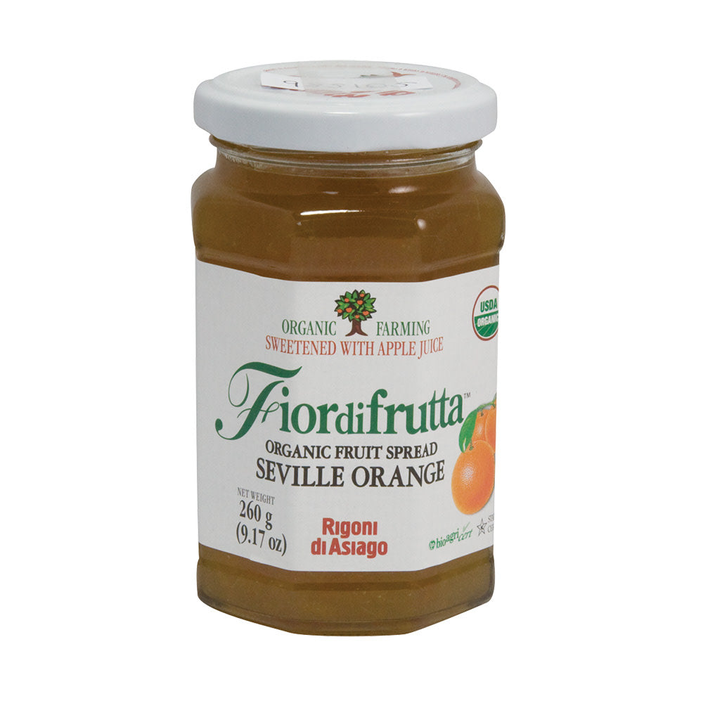 Wholesale Fiordifrutta Organic Seville Orange Fruit Spread 9.17 Oz Jar-6ct Case Bulk