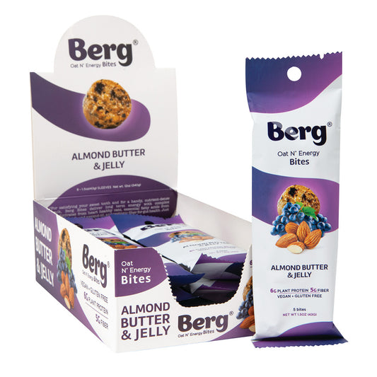 Wholesale Berg Bites Almond Butter & Jelly 1.5 Oz Peg Bag- Bulk