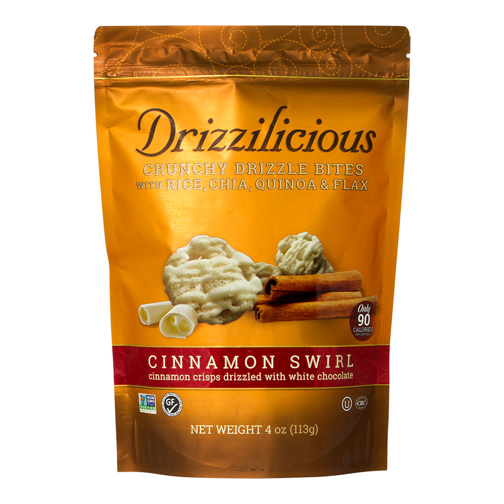 Drizzilicious Cinnamon Swirl Drizzle Bites 4 Oz Pouch
