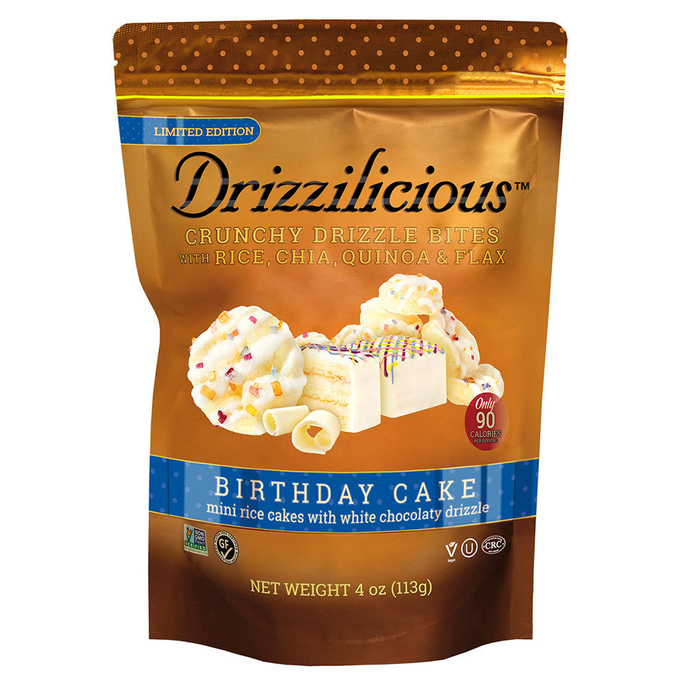 Drizzilicious Birthday Cake Drizzle Bites 4 Oz