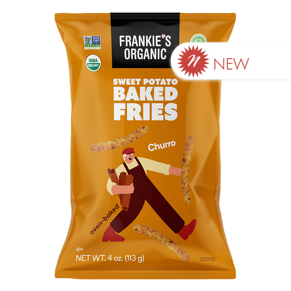 Wholesale Frankie'S Organic Sweet Potato Fries Churro 4 Oz Bag- Bulk