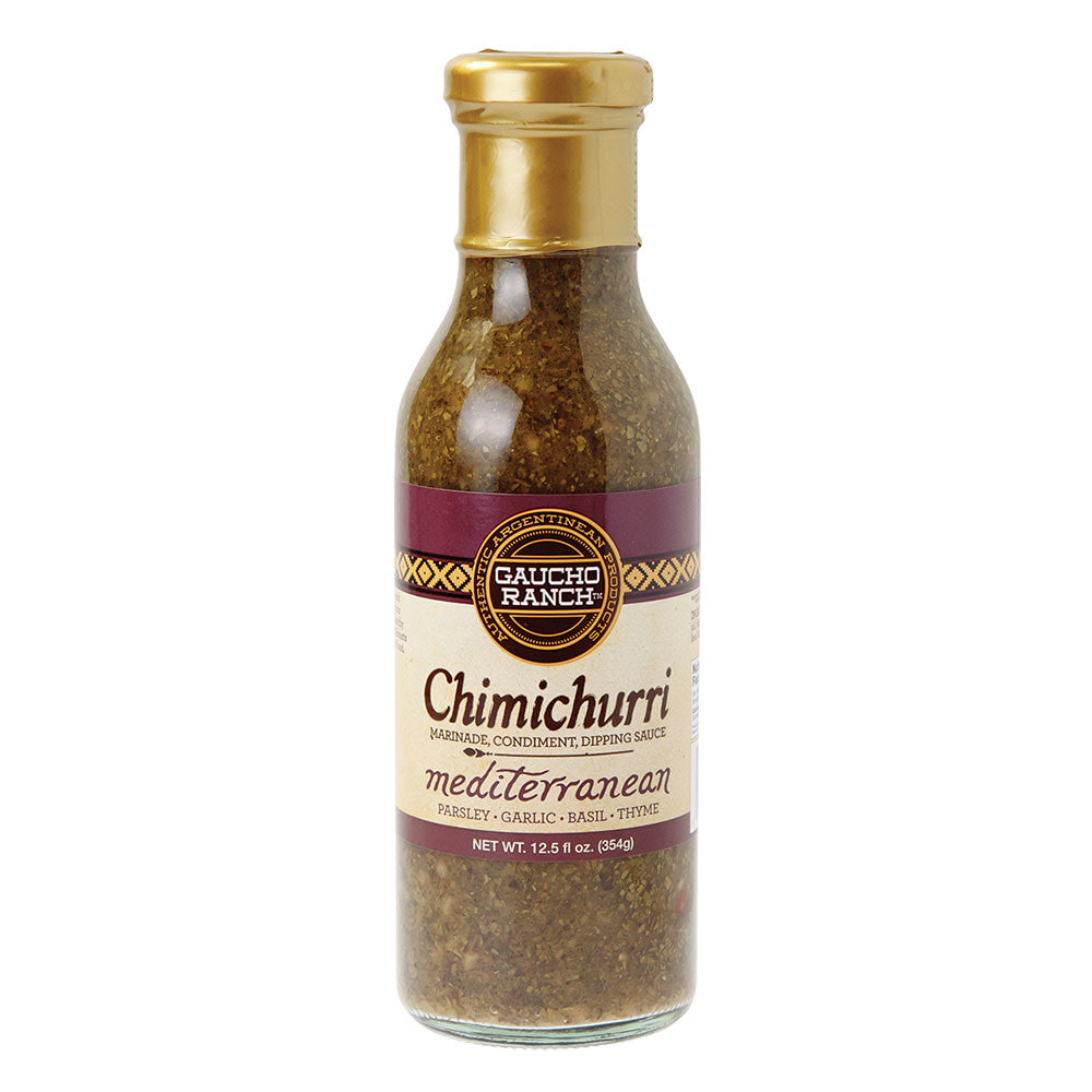 Wholesale Gaucho Mediterranean Ranch Chimichurri 12.5 Oz Bottle-6ct Case Bulk