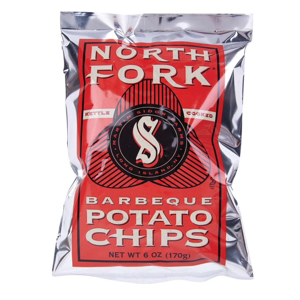 Wholesale North Fork Bbq Potato Chips 6 Oz Bag- Bulk