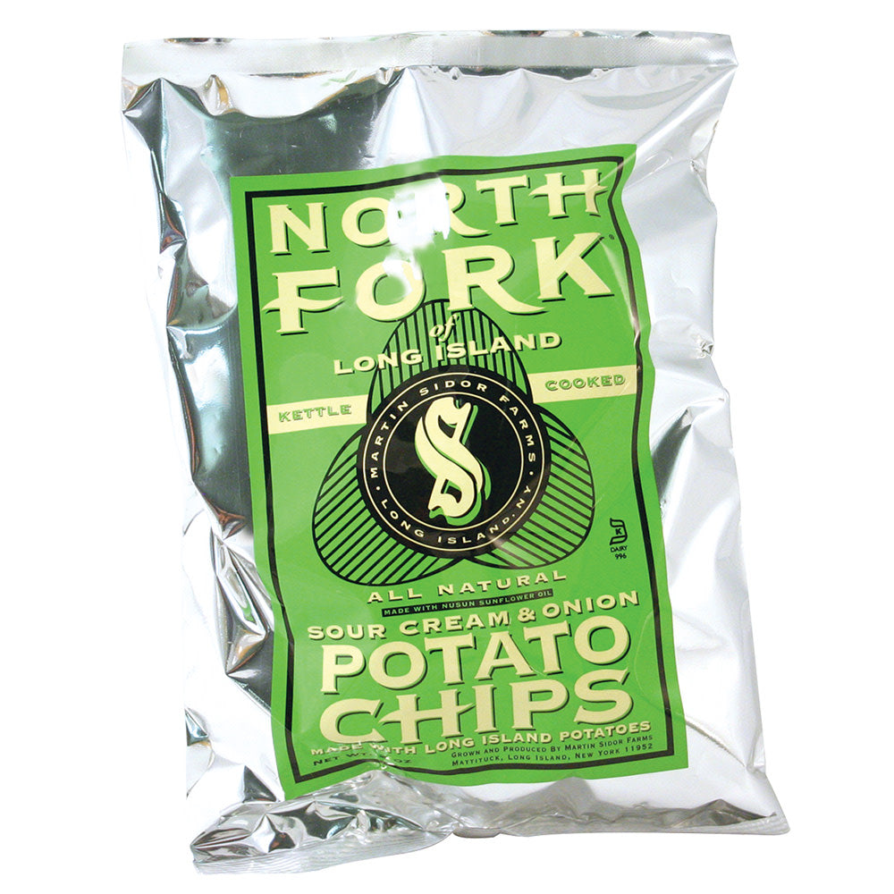 Wholesale North Fork Sour Cream And Onion Potato Chips 2 Oz Bag-24ct Case Bulk