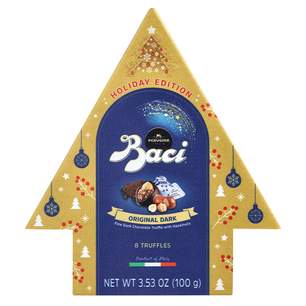 Wholesale Perugina Baci 8 Piece Classic Dark Chocolate Christmas Tree 3.53 Oz Box-6ct Case Bulk