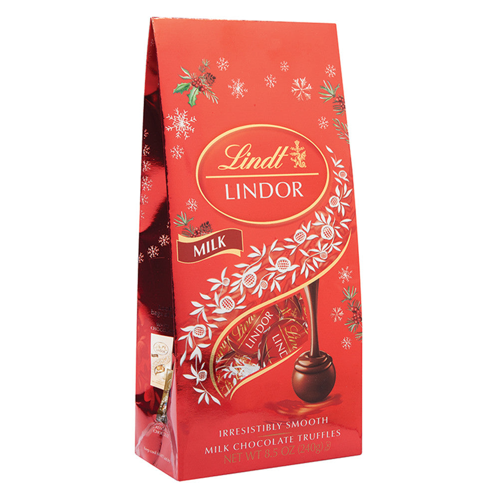 Wholesale Lindt Lindor Holiday Milk Chocolate Truffles 8.5 Oz Bag- Bulk