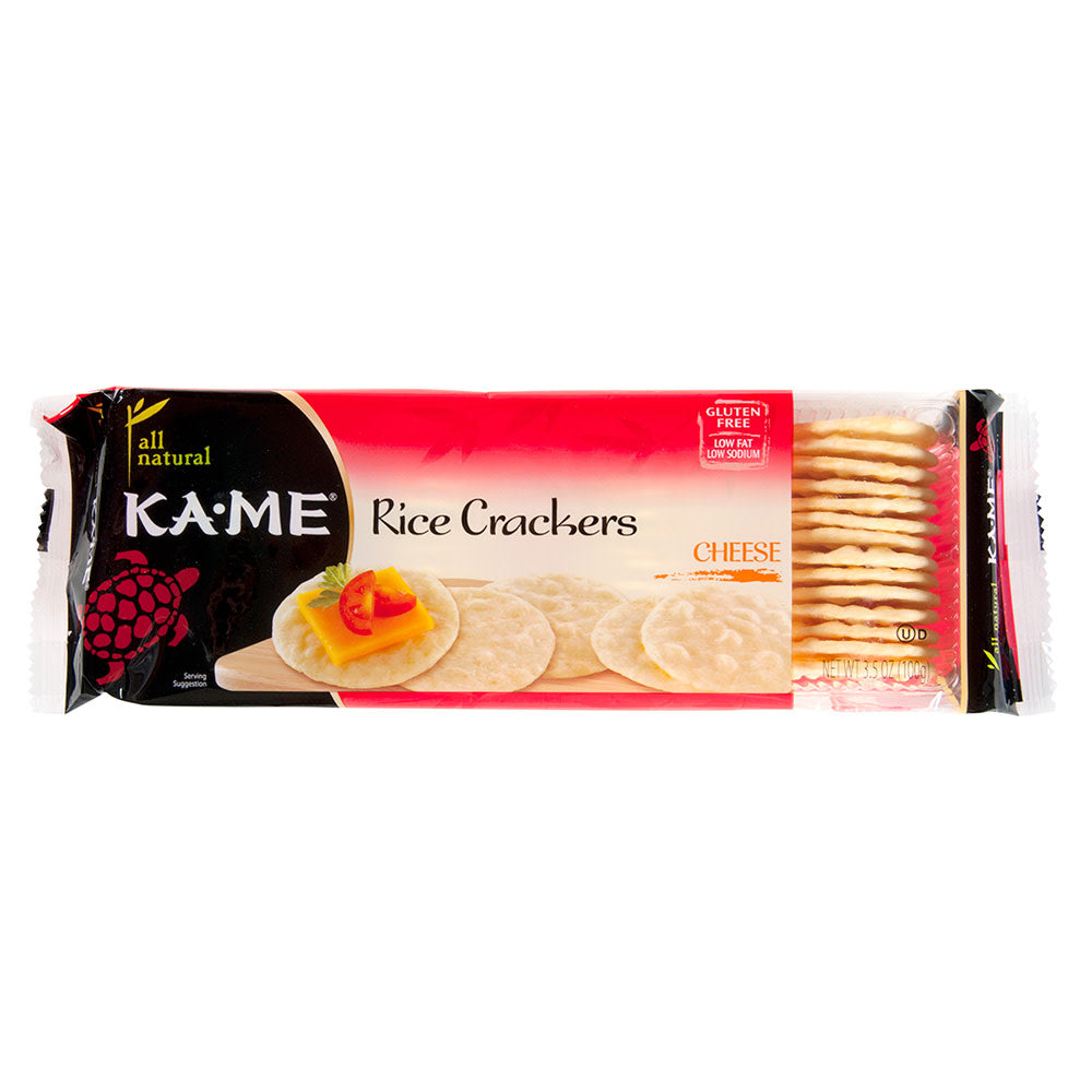 Wholesale Kame Cheese Rice Crackers 3.5 Oz-12ct Case Bulk