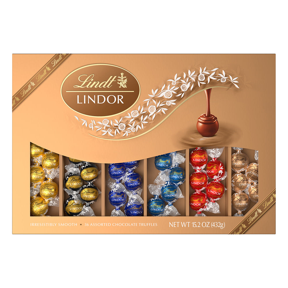 Wholesale Lindt Lindor Assorted Deluxe Gift 15.2 Oz Box- Bulk