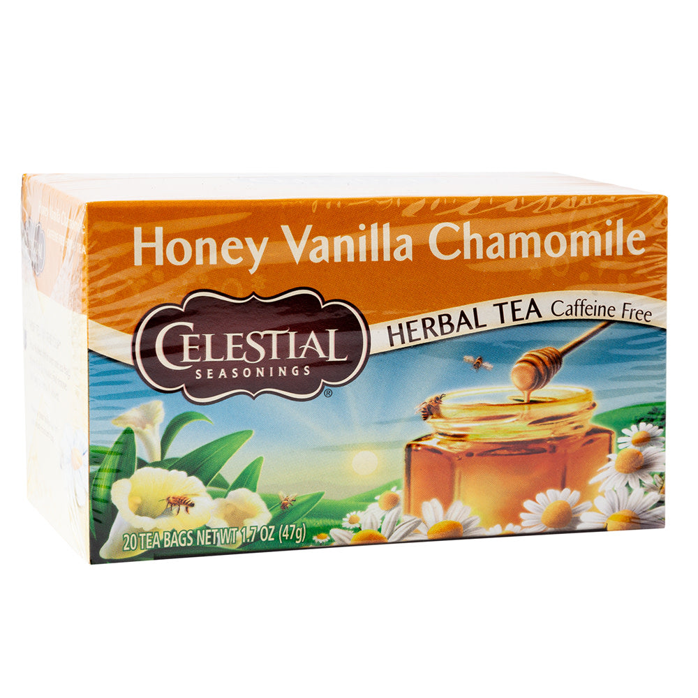 Celestial Seasonings Honey Vanilla Chamomile Tea 20 Ct Box