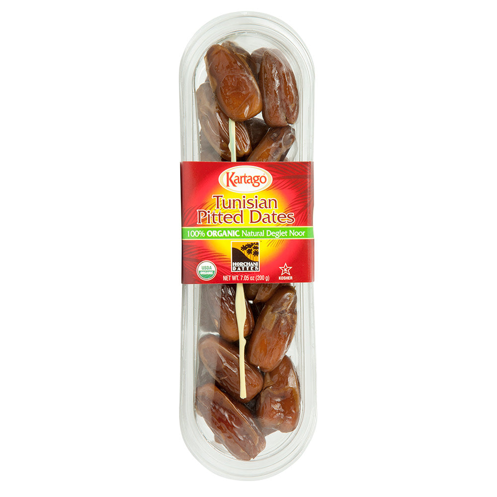 Wholesale Tunisian Organic Imported Pitted Dates 7.05 Oz-24ct Case Bulk