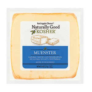 Naturally Good Kosher Muenster Natural Cheese 8oz 12ct