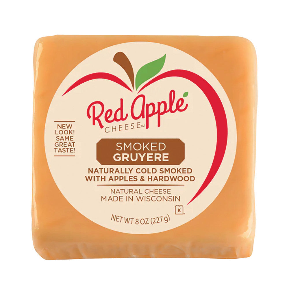 Red Apple Cheese Smoked Gruyere 8oz 14ct