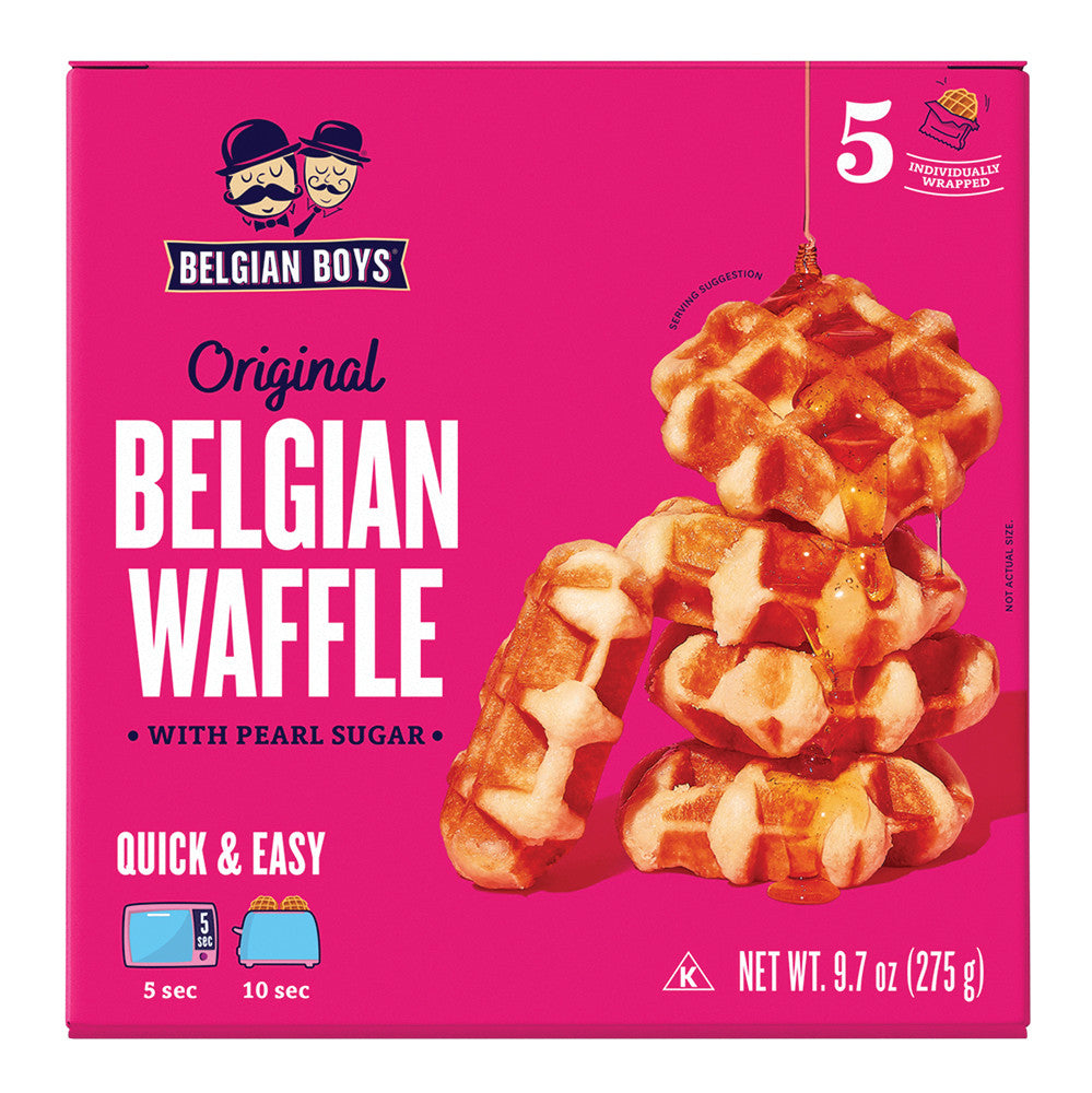 Belgian Boys Original Belgian Waffles 5 Ct 9.7 Oz