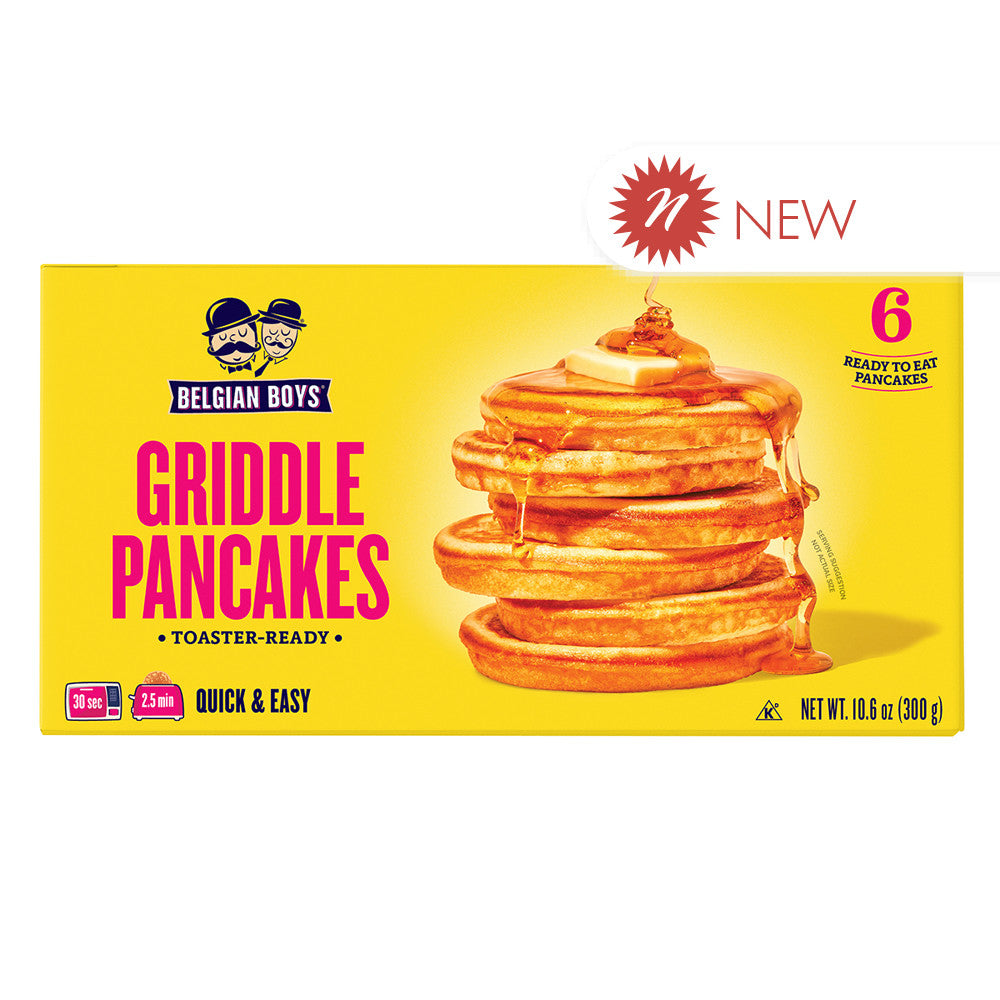 Wholesale Belgian Boys - Griddle Pancakes(6Ct) - 10.6Oz-5ct Case Bulk