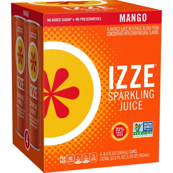 Izze Sparkling Mango Juice 33.6 fl oz