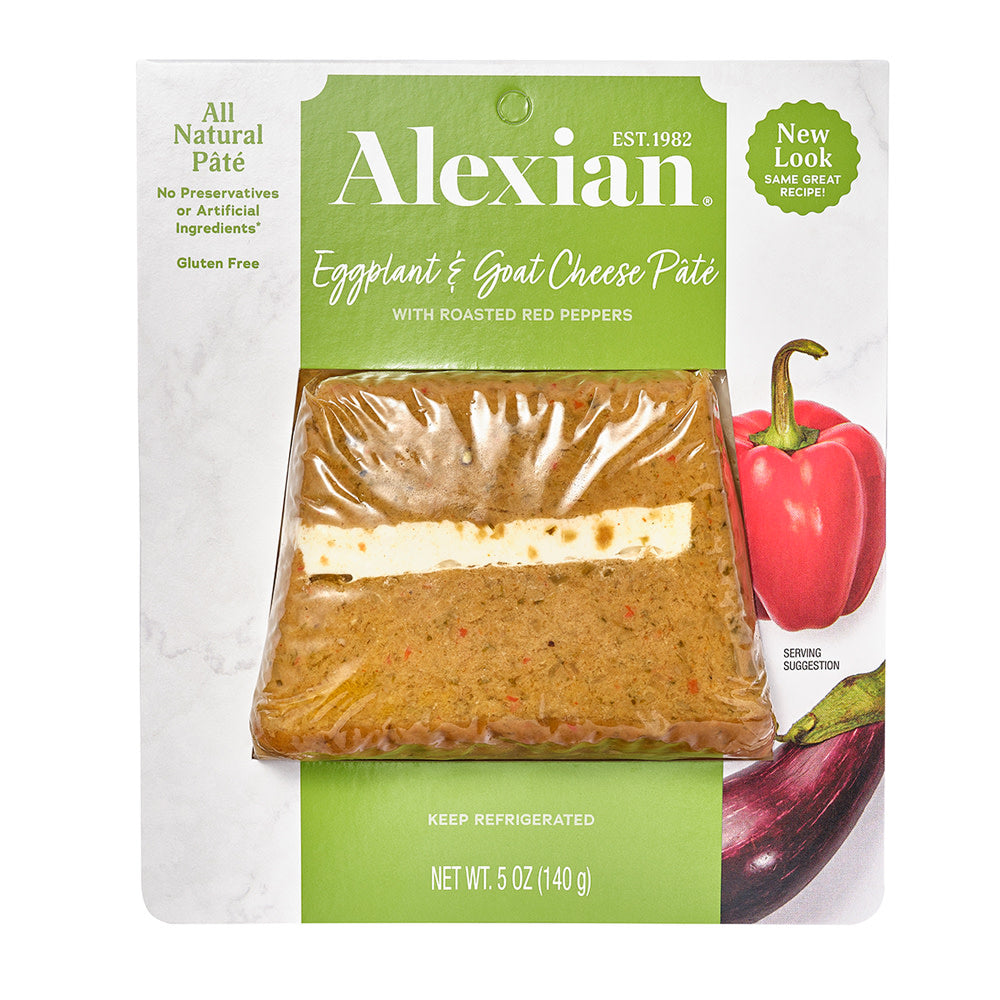 Alexian Eggplant Pate With Goat Cheese 5oz 6ct
