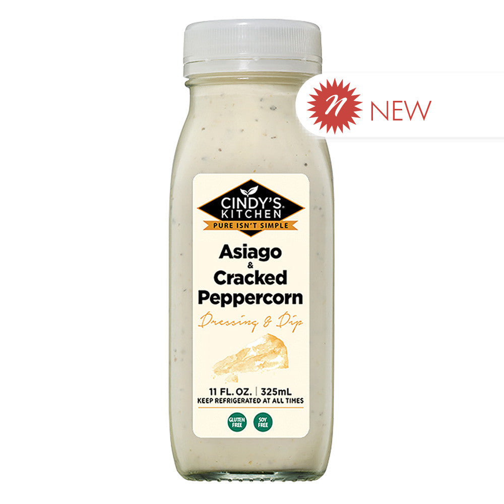 Wholesale Cindy'S Asiago & Cracked Peppercorn Dressing 11 Oz Bottle- Bulk